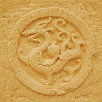 文化石砂岩雕塑建材加盟图片:W0032C四神兽板