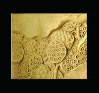 浮雕砂岩雕塑建材加盟图片:B0006A莲蓬壁饰
