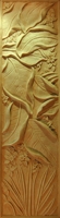 浮雕砂岩雕塑建材加盟图片:B0010D花叶壁画