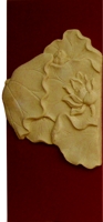 浮雕砂岩雕塑建材加盟图片:B0015A荷叶小壁饰