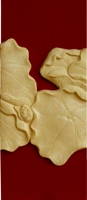 浮雕砂岩雕塑建材加盟图片:B0015B荷叶小壁饰