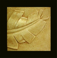 浮雕砂岩雕塑建材加盟图片:B0016D芭蕉叶壁饰