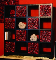 红墨工坊砂岩雕塑建材加盟图片:G0087CD架-花语