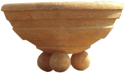 花盆砂岩雕塑建材加盟图片:C0055三圆花钵